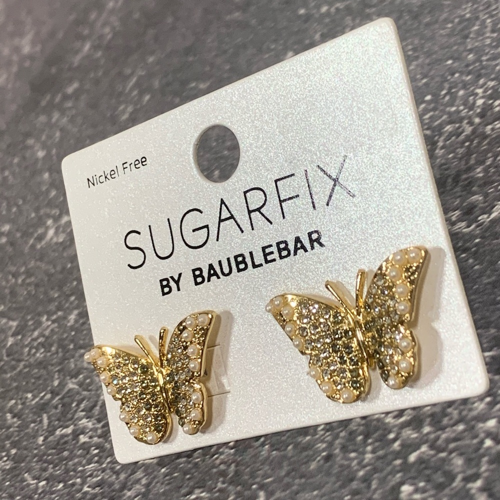 Sugarfix by Baublebar Butterfly Earrings - Picture 3 of 6